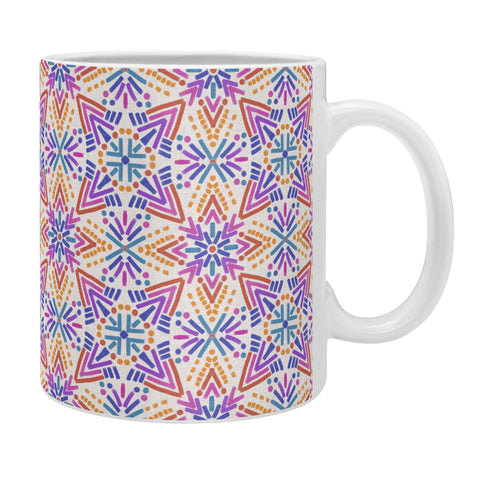 Schatzi Brown Rainbow Tribal Boho 2 Coffee Mug