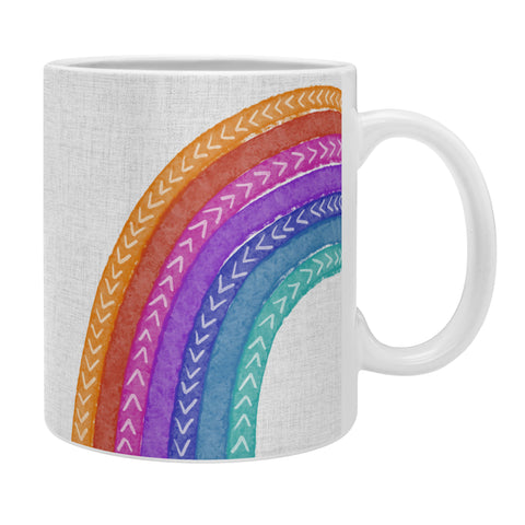 Schatzi Brown Rainbow Tribal Jumbo Coffee Mug