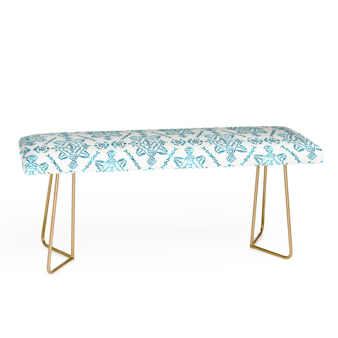 Schatzi Brown Reeve Pattern Aqua Bench