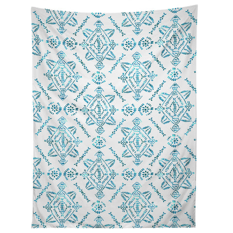 Schatzi Brown Reeve Pattern Aqua Tapestry