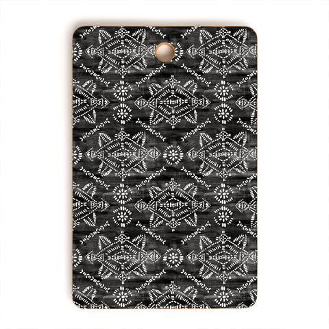 Schatzi Brown Reeve Pattern Black Cutting Board Rectangle