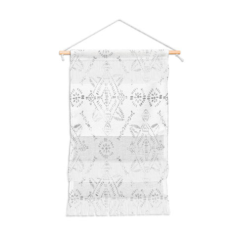 Schatzi Brown Reeve Pattern White Wall Hanging Portrait