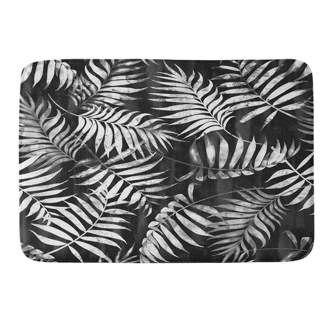 Schatzi Brown Reeya Tropical Black Memory Foam Bath Mat