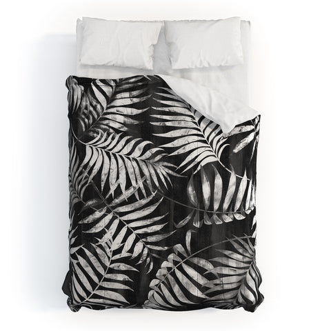 Schatzi Brown Reeya Tropical Black Comforter