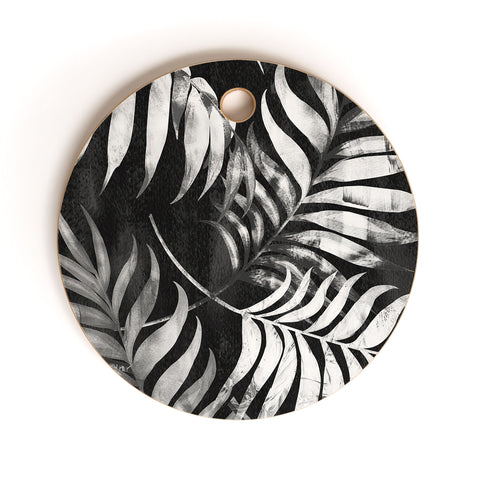 Schatzi Brown Reeya Tropical Black Cutting Board Round