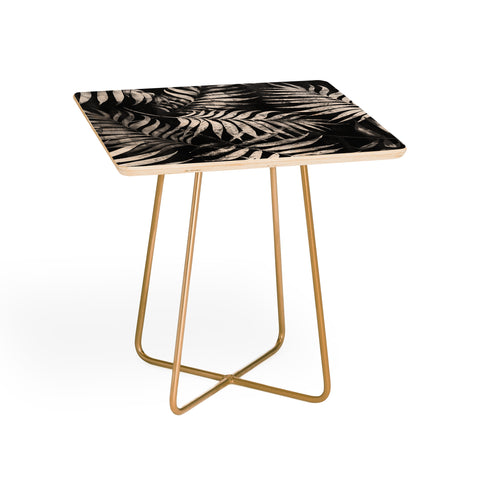 Schatzi Brown Reeya Tropical Black Side Table