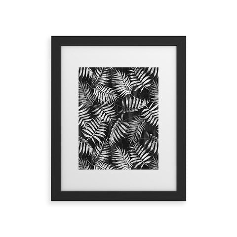 Schatzi Brown Reeya Tropical Black Framed Art Print
