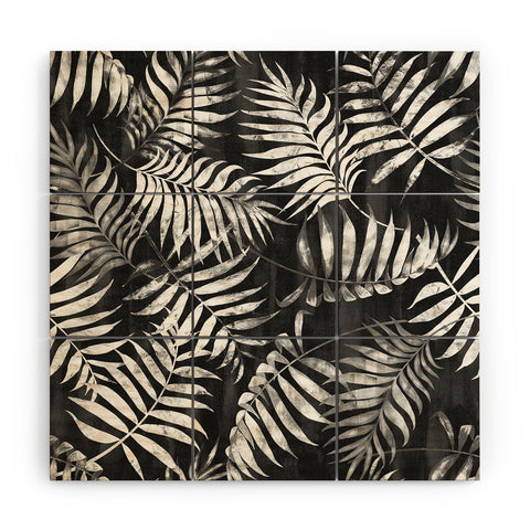 Schatzi Brown Reeya Tropical Black Wood Wall Mural
