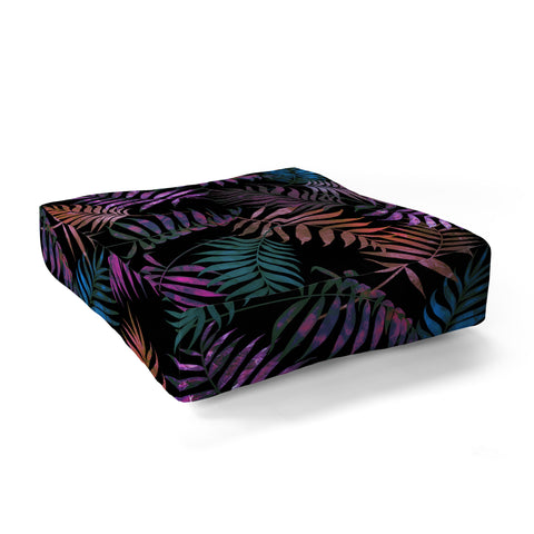 Schatzi Brown Reeya Tropical Night Floor Pillow Square