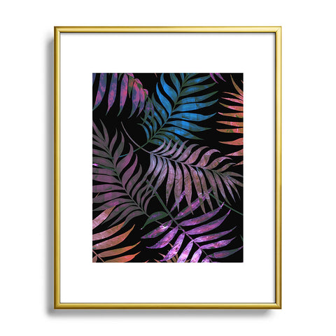 Schatzi Brown Reeya Tropical Night Metal Framed Art Print