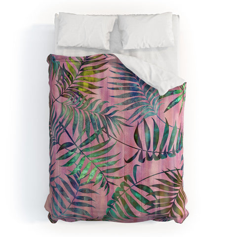 Schatzi Brown Reeya Tropical Pinky Comforter