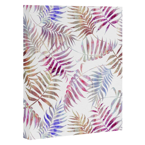 Schatzi Brown Reeya Tropical White Art Canvas