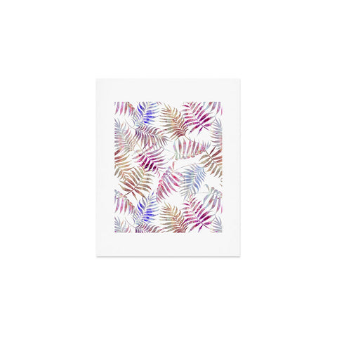 Schatzi Brown Reeya Tropical White Art Print