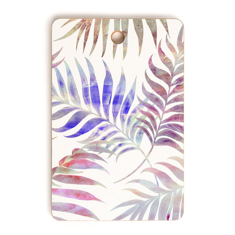 Schatzi Brown Reeya Tropical White Cutting Board Rectangle