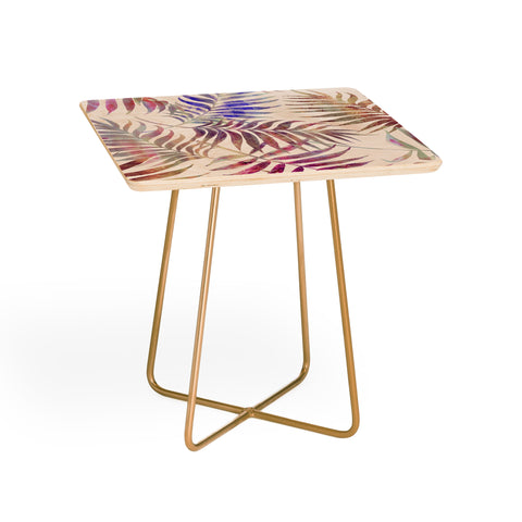 Schatzi Brown Reeya Tropical White Side Table