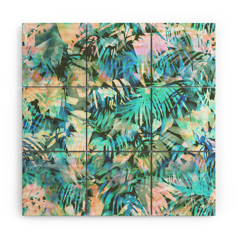 Schatzi Brown San Juan Aqua Wood Wall Mural