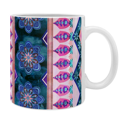 Schatzi Brown Serenity Diamond Pink Blue Coffee Mug