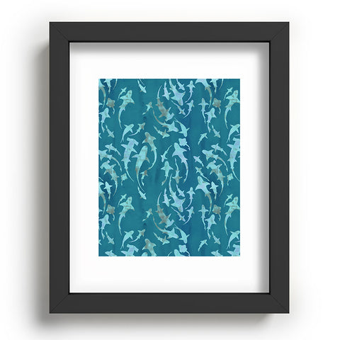 Schatzi Brown Sharky Aqua Recessed Framing Rectangle