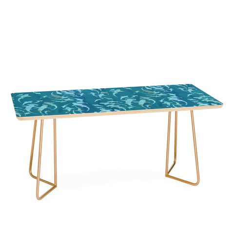 Schatzi Brown Sharky Aqua Coffee Table