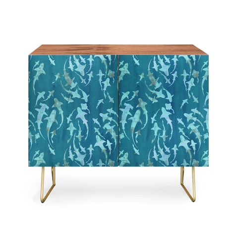 Schatzi Brown Sharky Aqua Credenza