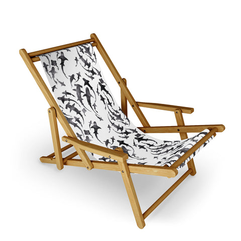 Schatzi Brown Sharky White Sling Chair