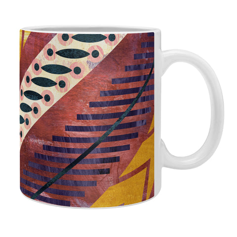 Schatzi Brown Shelby Chevron Rust Coffee Mug