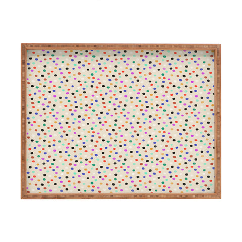 Schatzi Brown Spicy Dots Rectangular Tray