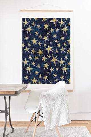 Schatzi Brown Starry Galaxy Art Print And Hanger