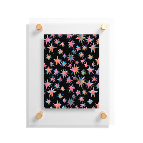 Schatzi Brown Starry Pink Floating Acrylic Print