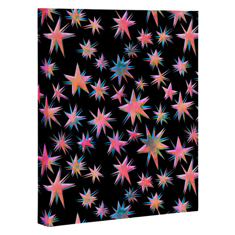 Schatzi Brown Starry Pink Art Canvas