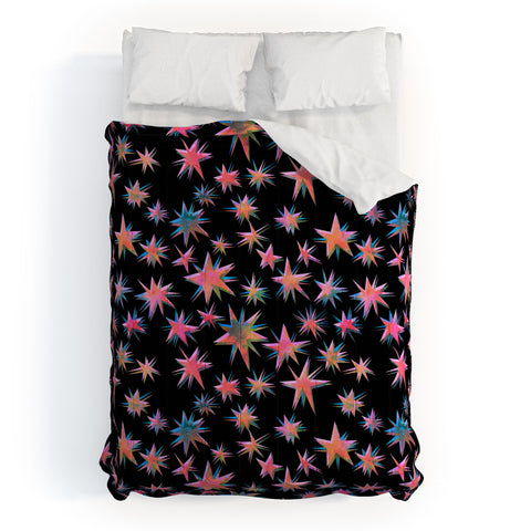 Schatzi Brown Starry Pink Comforter