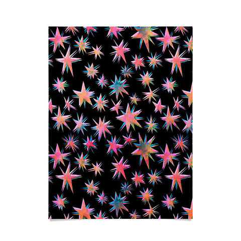 Schatzi Brown Starry Pink Poster