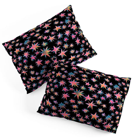 Schatzi Brown Starry Pink Pillow Shams