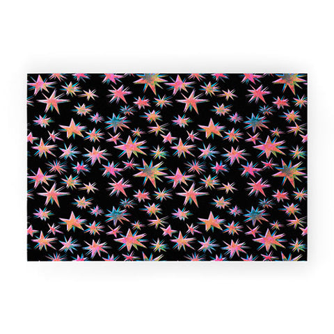 Schatzi Brown Starry Pink Welcome Mat