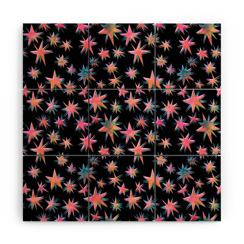 Schatzi Brown Starry Pink Wood Wall Mural