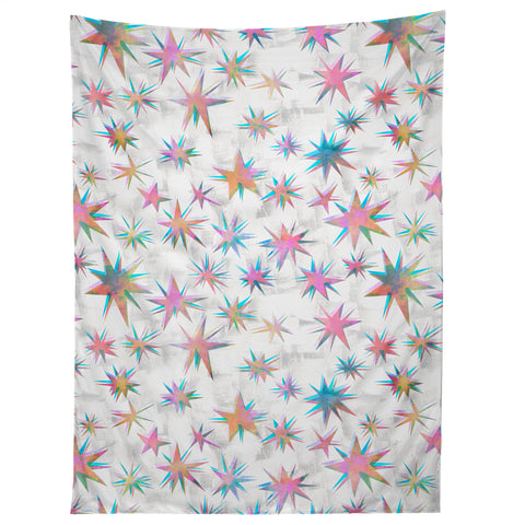 Schatzi Brown Starry White Tapestry