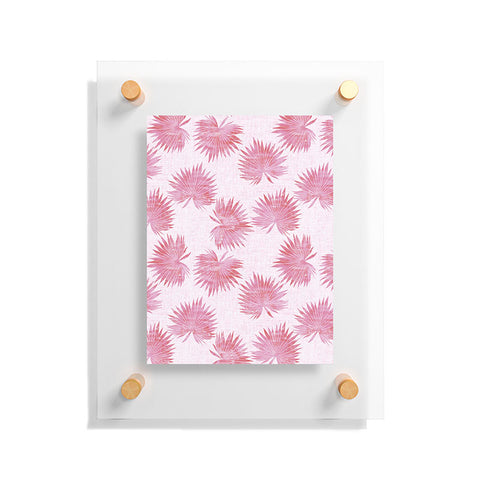 Schatzi Brown Sun Palm Pink Floating Acrylic Print
