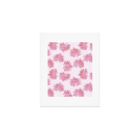 Schatzi Brown Sun Palm Pink Art Print