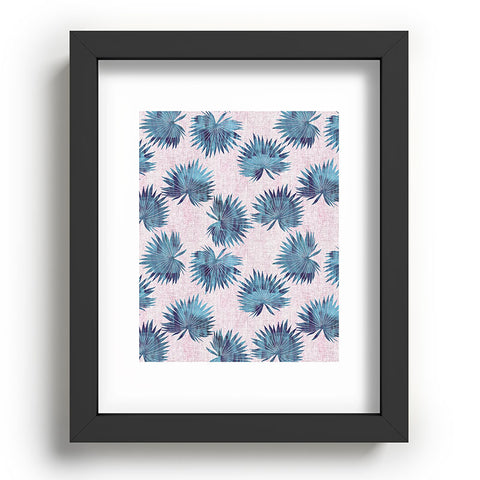 Schatzi Brown Sun Palm Pink Blue Recessed Framing Rectangle