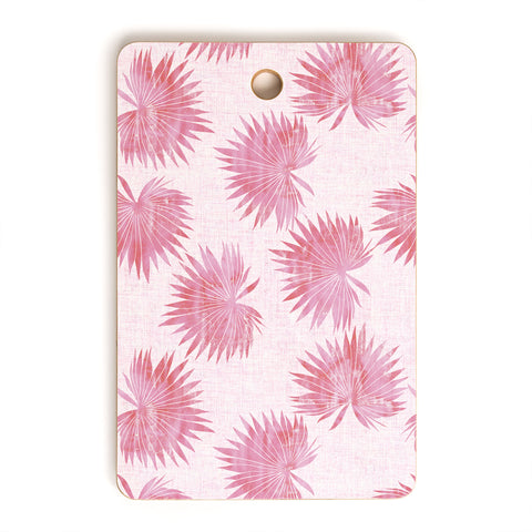 Schatzi Brown Sun Palm Pink Cutting Board Rectangle