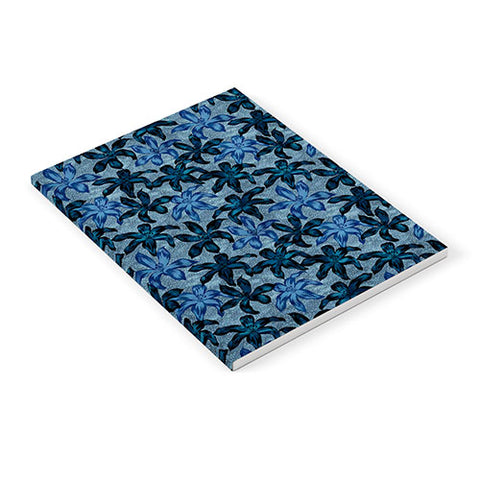 Schatzi Brown Sunrise Floral Blue Notebook