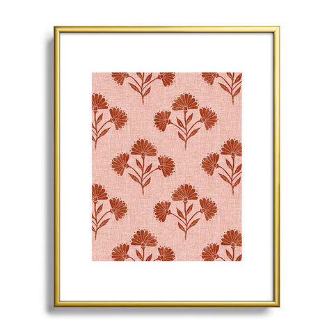 Schatzi Brown Suri Floral Cherry Metal Framed Art Print