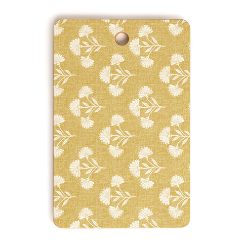 Schatzi Brown Suri Floral Golden Cutting Board Rectangle
