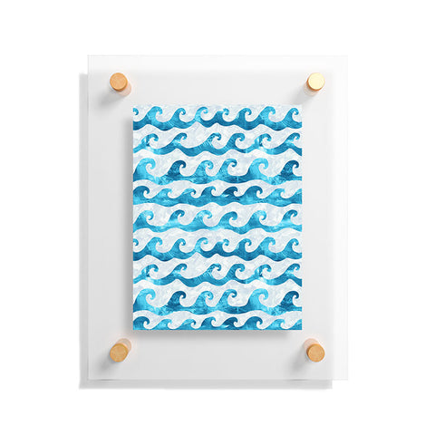 Schatzi Brown Swell Aqua Floating Acrylic Print