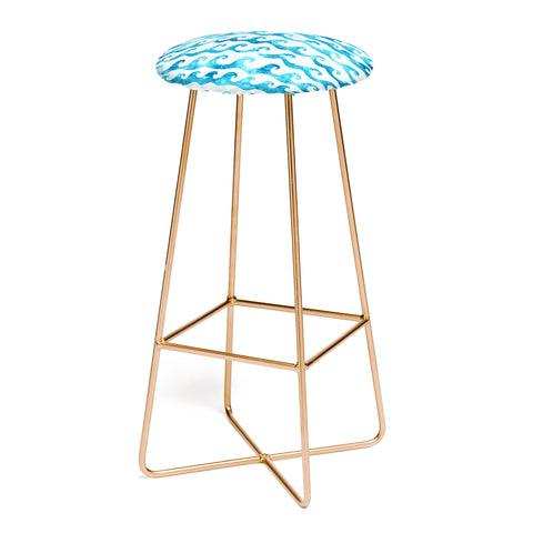 Schatzi Brown Swell Aqua Bar Stool