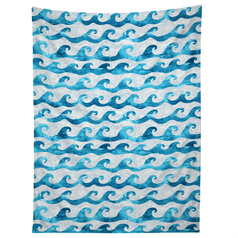 Schatzi Brown Swell Aqua Tapestry