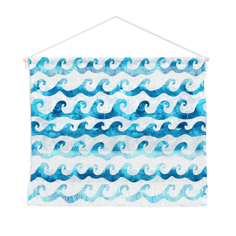 Schatzi Brown Swell Aqua Wall Hanging Landscape