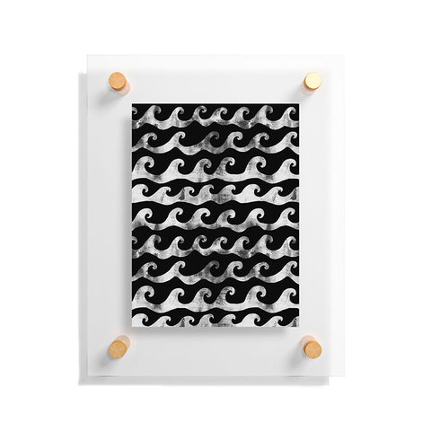 Schatzi Brown Swell Black and White Floating Acrylic Print