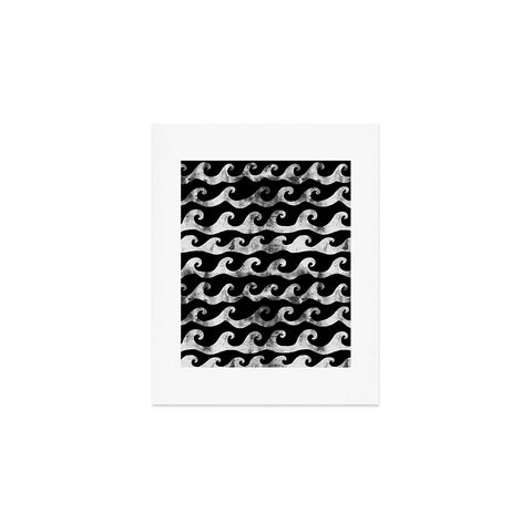 Schatzi Brown Swell Black and White Art Print