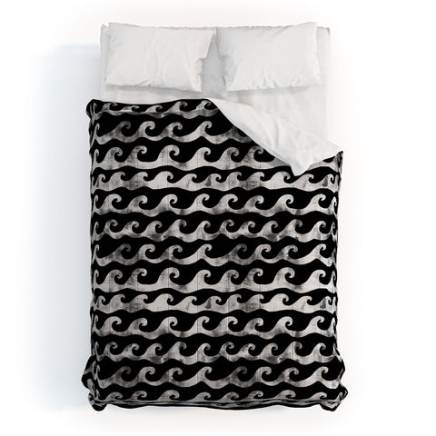 Schatzi Brown Swell Black and White Comforter